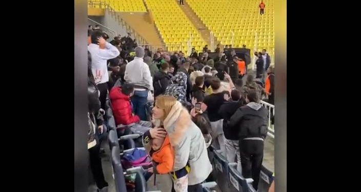 Fenerbahçelilerle Ruslar birbirine girdi