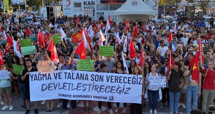 Akbelen eylemlerine İstanbul’da destek