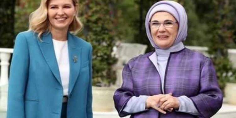 Olena Zelenska, Ukraynalı yetim çocuklar için yaptıklarından dolayı Emine Erdoğan’a minnettar!