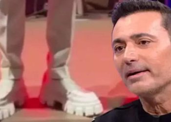 Mustafa Sandal’ın topuklu ayakkabıları fena dalga konusu oldu!