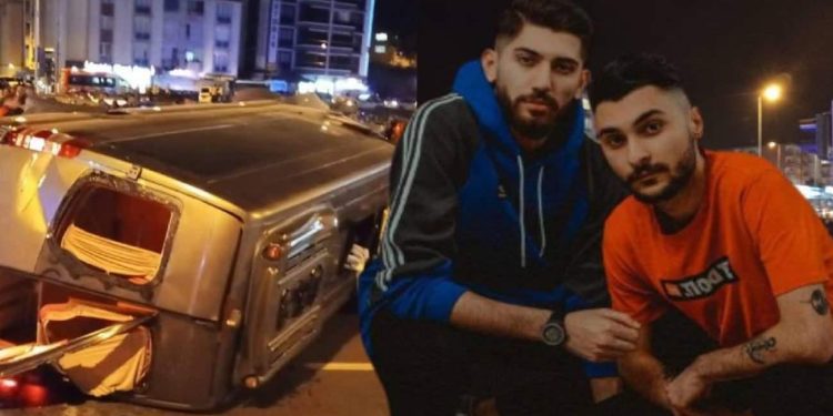 Ünlü rapçiler ölümden döndü! Kendilerini taşıyan minibüs kaza yaptı