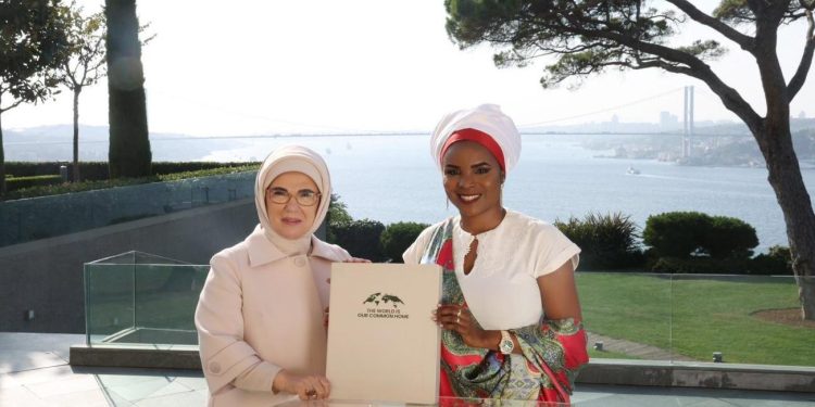 Emine Erdoğan, Burundi Cumhuriyeti Devlet Başkanı’nın eşi ile bir araya geldi!