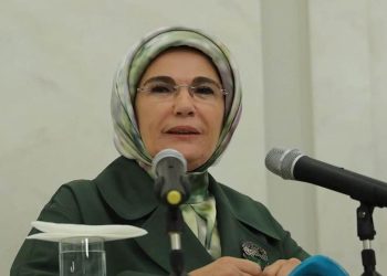 Emine Erdoğan, ‘Filistin Mitingi’ni paylaştı! “Bugün Gazze, yarın tüm dünya ülkeleri için…”